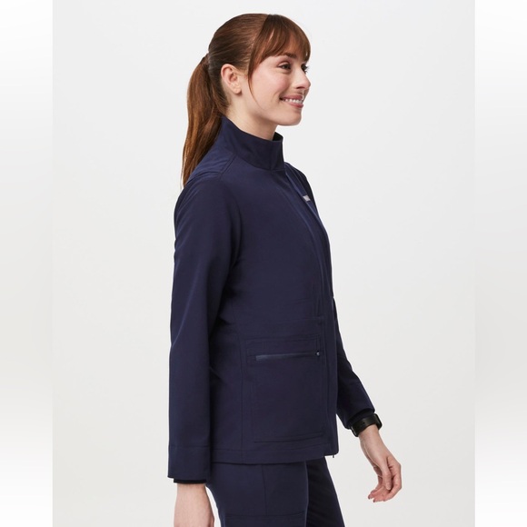 Figs Page Scrub Jacket 💙🦋🌀 - Picture 3 of 10